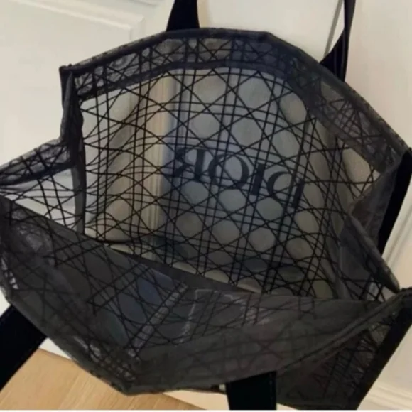 Dior-Logo Tote Bag (Black 🖤) - Picture 10 of 11